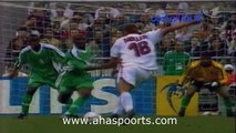 اهداف مباراة الدنمارك و نيجيريا 4-1 ثمن نهائي كاس العالم 1998