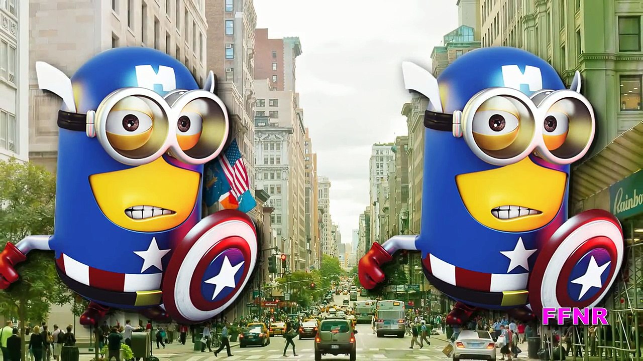 Finger Family Nursery Rhymes Minions Superheroes | Spiderman Hulk Captain America Finger Family