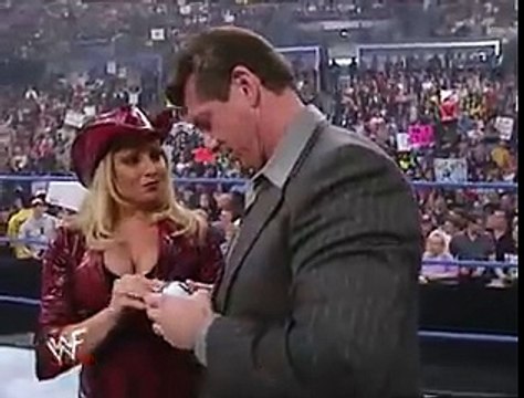 William Regal Makes A Peck To Trish Stratus, To The Dismay of Vince McMahon (2)