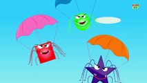 Kids TV Nursery Rhymes - Five Scary Spiders _ Spider Rhymes