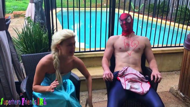 Frozen Elsa & Spiderman vs Joker PRANK! w/ Pink Spidergirl, Anna, Poison Ivy In Real Life 4K