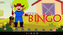 BINGO Song For Children | BINGO Dog Song - Nursery Rhyme With Lyrics | Cartoon Animation