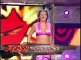 WWE RAW 2007 Melina, Beth Phoenix and Jillian Hall vs  Mickie James, Candice Michelle and Maria