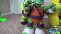Giant Egg Surprise Opening Ninja Turtles Out of the Shadows Toys K