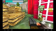 Block Gun 3D: Zombie Farm ( почти Minecraft ) - for Android and iOS GamePlay