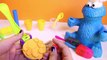 Cookie Monster Play Doh Scoops n Treats DIY Ice Cream Cones Popsicles Desserts Play Doh Ice Creams