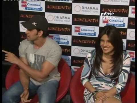 Hrithik Roshan teases a female media person about his 'Agneepath' Kissing Scene