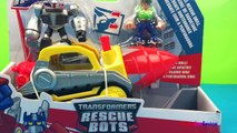 Play Doh play Transformers Playskool Heroes Tunnel Rescue Drill a Rescue Bots Toy
