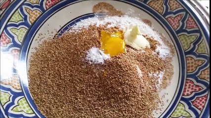 blighat ramadan   شهيوات  رمضان  (حلوة البليغة بالزنجلان و اللوز،سهلة هشيشة و لذيذة)