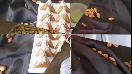briouates au amandes et miel شهيوات رمضان _البريوات باللوز(بطريقة مبسطة ومضمونه،ومذاق هائل)