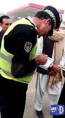 PTI's MPA got Challan in Peshawar