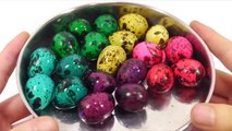 DIY How To Make Coloring Birds Mini Easter Egg Ball Learn Colors Slime Play Doh Toy Surprise Toys