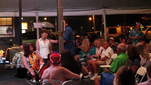 Scott Michael introduces the Vets and sings 'An American Trilogy' Elvis Week 2016