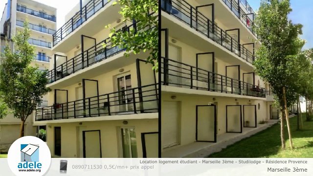 Location logement étudiant - Marseille 3ème - Studilodge - Résidence Provence