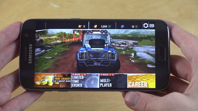 Asphalt Xtreme Samsung Galaxy S7 Android 7.0 Nougat Beta Gameplay Review!