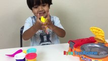 Play Doh Breakfast Cafe toys for Kids Waffle Maker Play Dough Food Playset Ryan Toys