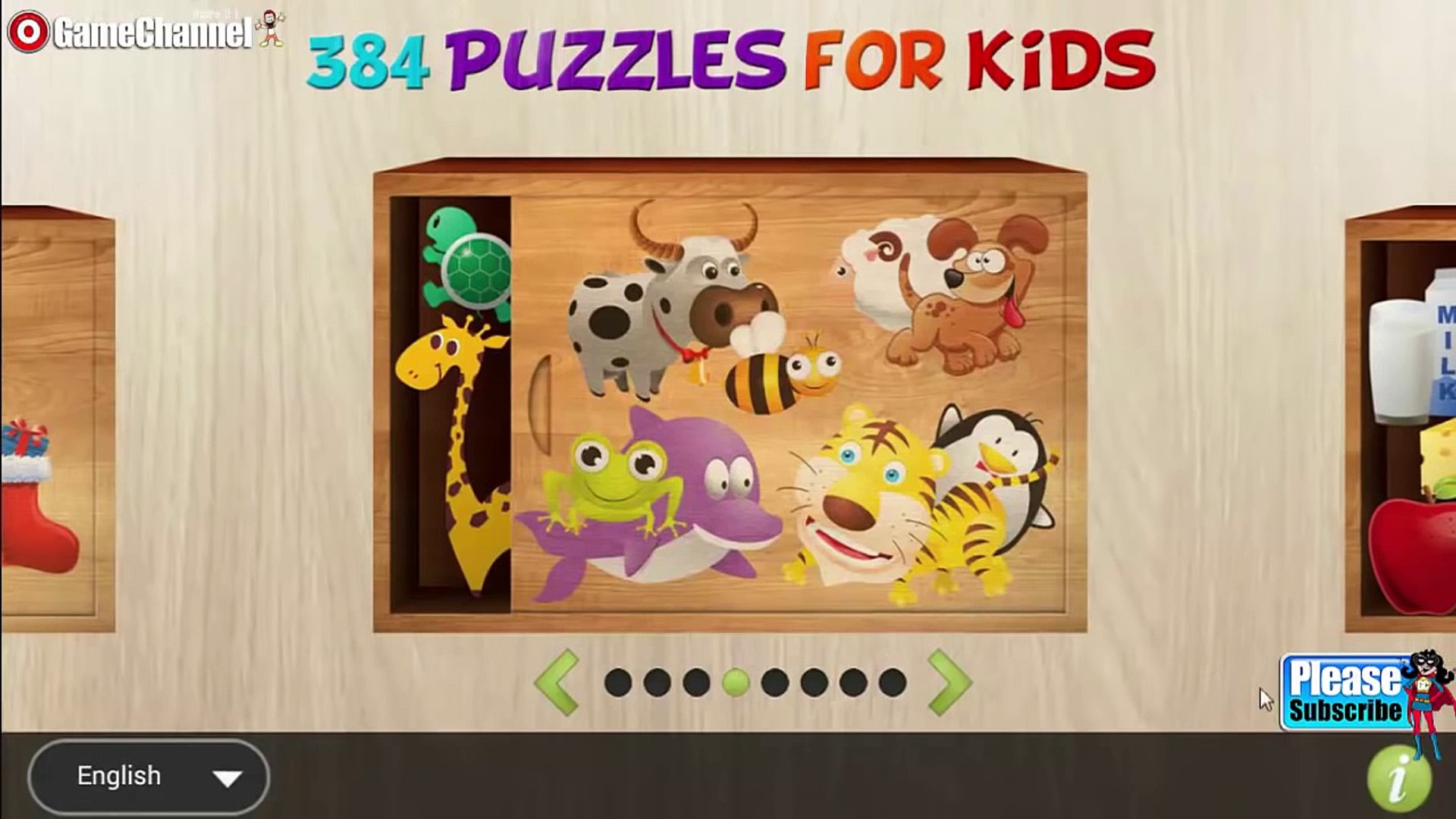 384 Puzzles for Preschool Kids 'Puzzle Education Games' Android Video