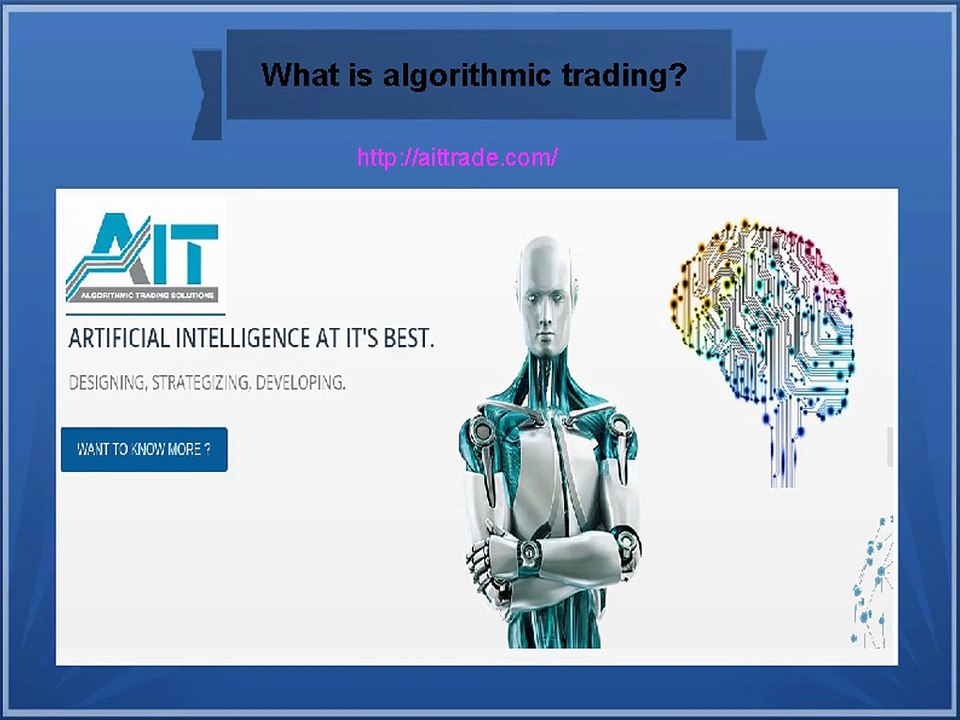 What is algorithmic trading?