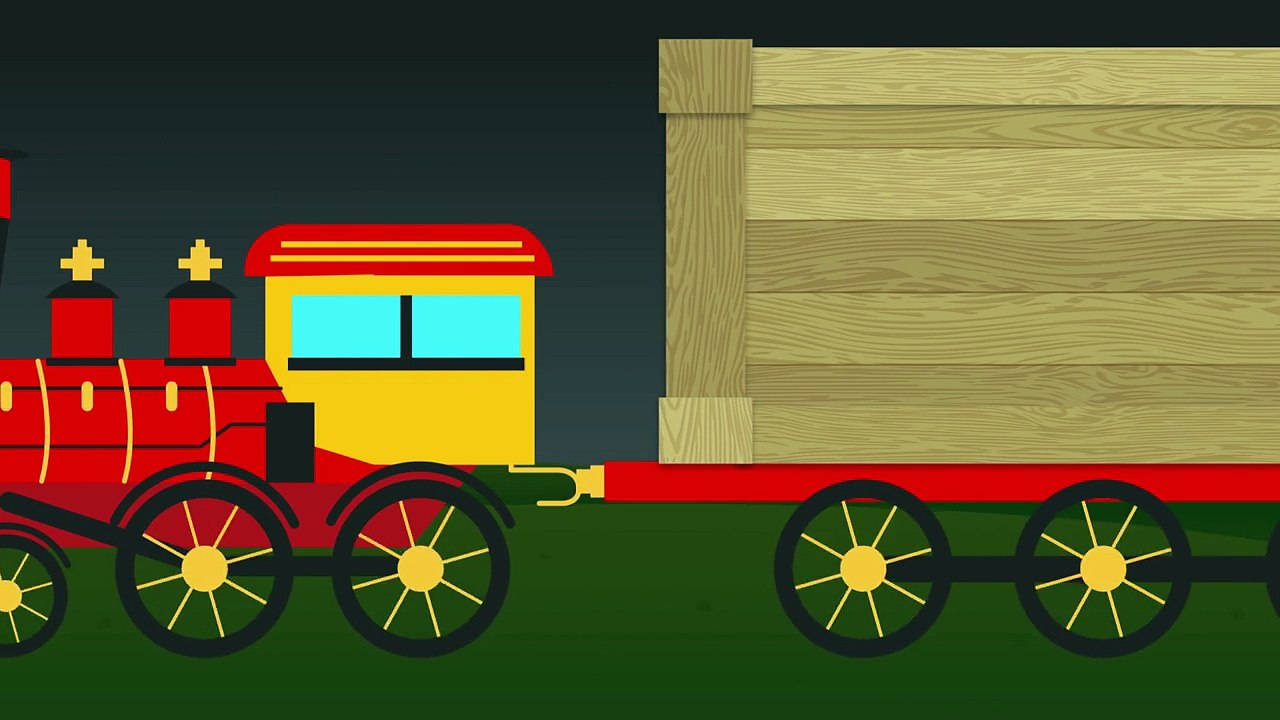 Learning Nocturnal Animals Sounds And Names with Color Trains    Animals Names Match Up for Kids