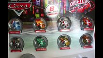 Disney Cars Exclusive METALLIC Micro Drifters 8 Pack with Lightning McQueen and Silver Shu Todoroki