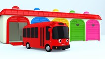 Colors for Children to Learn with Color Bus Toy - Colours for Kids to Learn - Learning Videos
