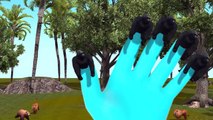 3D Animated Gorilla Animal Finger Family Rhymes For Children | 3D Gorilla Finger Family