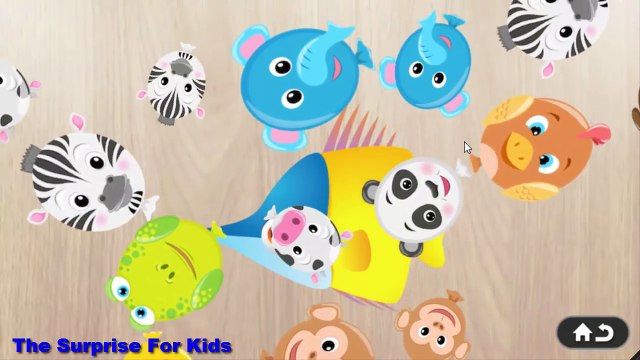 Learn Farm Animals Names and Sounds Puzzle Games for Kids The Surprise For Kids
