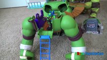 Giant Egg Surprise Opening Ninja Turtles Out of the Shadows Toys Kids Video