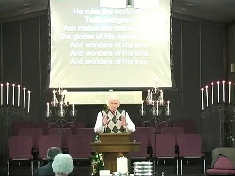 Régis à la messe... Le gros boulet