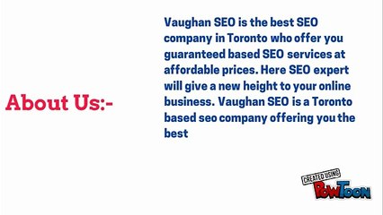 Affordable SEO Company in Toronto