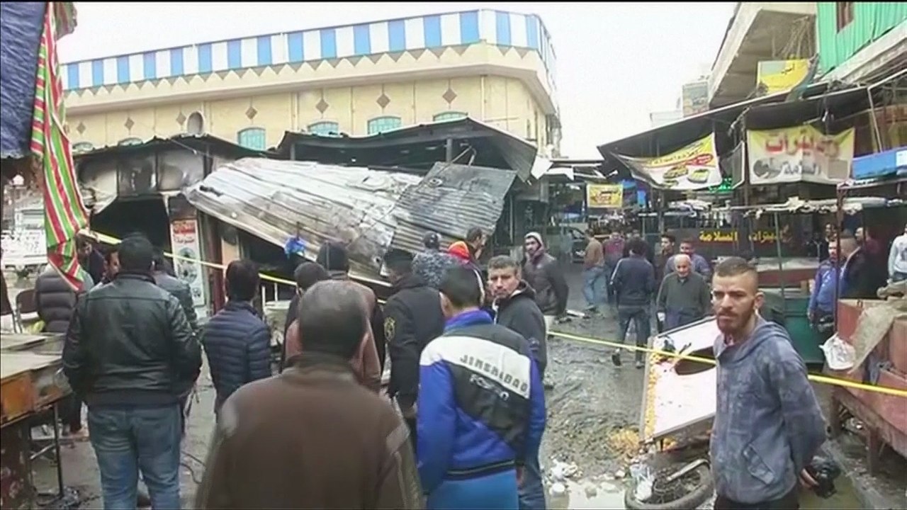 Two blasts in central Baghdad kill at least 27