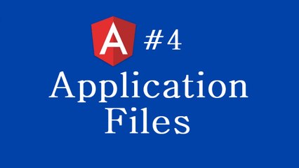 Angular 2 Tutorial - 4 - Understanding Files