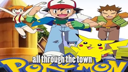 Pokemon Wheels on the Bus song Wheels on the Bus Go Round and Round Rhymes