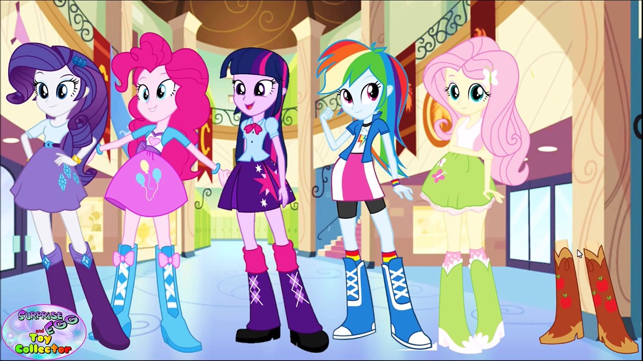  My  Little  Pony  Equestria  Girls  Transforms Mane 6  Color 