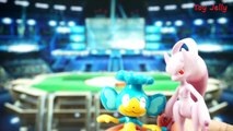 Pokeball Slime Clay Surprise Egg Pokemon Go Toys, Mega Mewtwo Y, Jirachi, Reshiram, Zekrom
