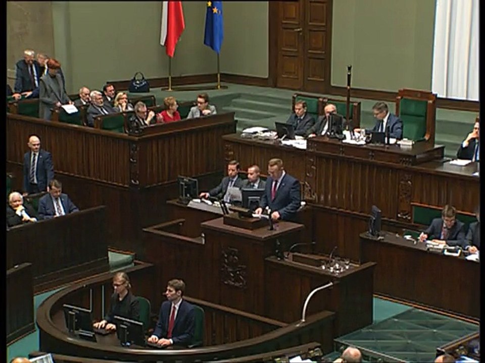 Poseł Ryszard Wilczyński - Wystąpienie z dnia 14 grudnia 2016 roku.