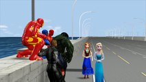 Finger Family SuperHeroes Spiderman Hulk 3D Cartoon | Frozen Finger Family Children Nursery Rhymes