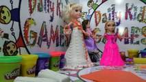Play Doh Oyun Hamuru ile Anna-Elsa Bebek Giydirme Oyun Hamuru