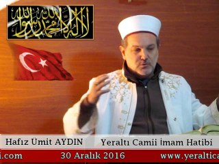 Hafız Ümit AYDIN / " YILBAŞI KUTLAMASI TEHLİKESİNE DİKKAT " Cuma Vaazı