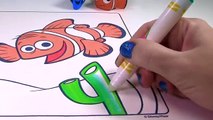 Coloring Marlin from Finding Nemo & Dory Color Wonder Crayola Magic Ink Surprise