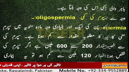 Male Infertility Treatment Available At Taseer Dawakhana