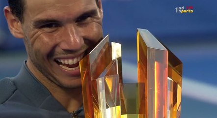 2016 Abu Dhabi FINAL Rafael Nadal vs. David Goffin / TIE BREAK & Trophy Ceremony