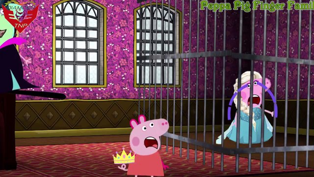 Peppa Pig Superheroe Finger Family★Peppa Pig English Angel Save Family PeppaPig From George Devil#16