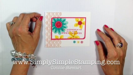 Simply Simple FLASH CARD - Out of the Ordinary Rose by Connie Stewart
