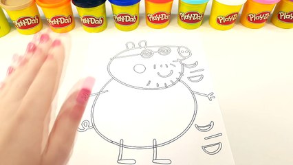Daddy Pigs Ballet Lesson Plasticine Play Doh Peppa Pig
