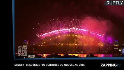 Sydney : Le sublime feu d'artifice du Nouvel an 2016 au Harbourg bridge (Vidéo)