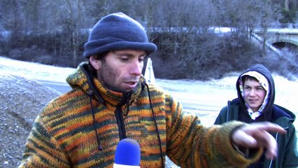 D!CI TV : Un sans abri à dormi sous une tente à Pont la Barque.