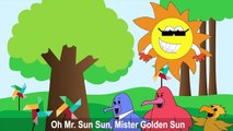 Mr Sun, Sun, Mister Golden Sun! Cartoon Animation | Nursery Rhyme | Kids Songs | Baby Puff Puff