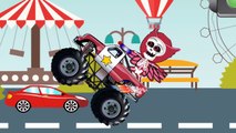 PJ Masks OWLETTE CATBOY GEKKO Driving Monster Truck, Monster Truck Compilation
