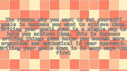 5 Handy Hints For Effective Goal Setting